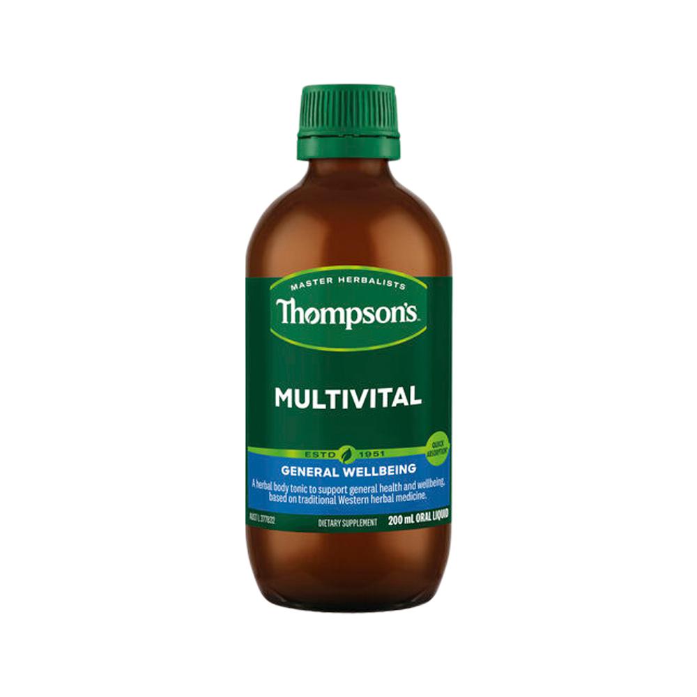 Thompson's Multivital Oral Liquid – 200ml, front of pack