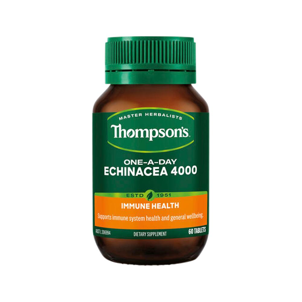 Thompson's One-A-Day Echinacea 4000 – 60 Tablets, front of pack