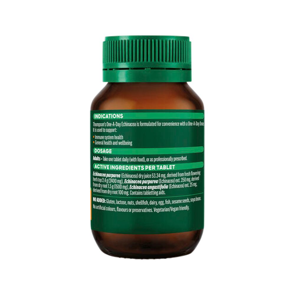 Thompson's One-A-Day Echinacea 4000 – 60 Tablets, pack detail