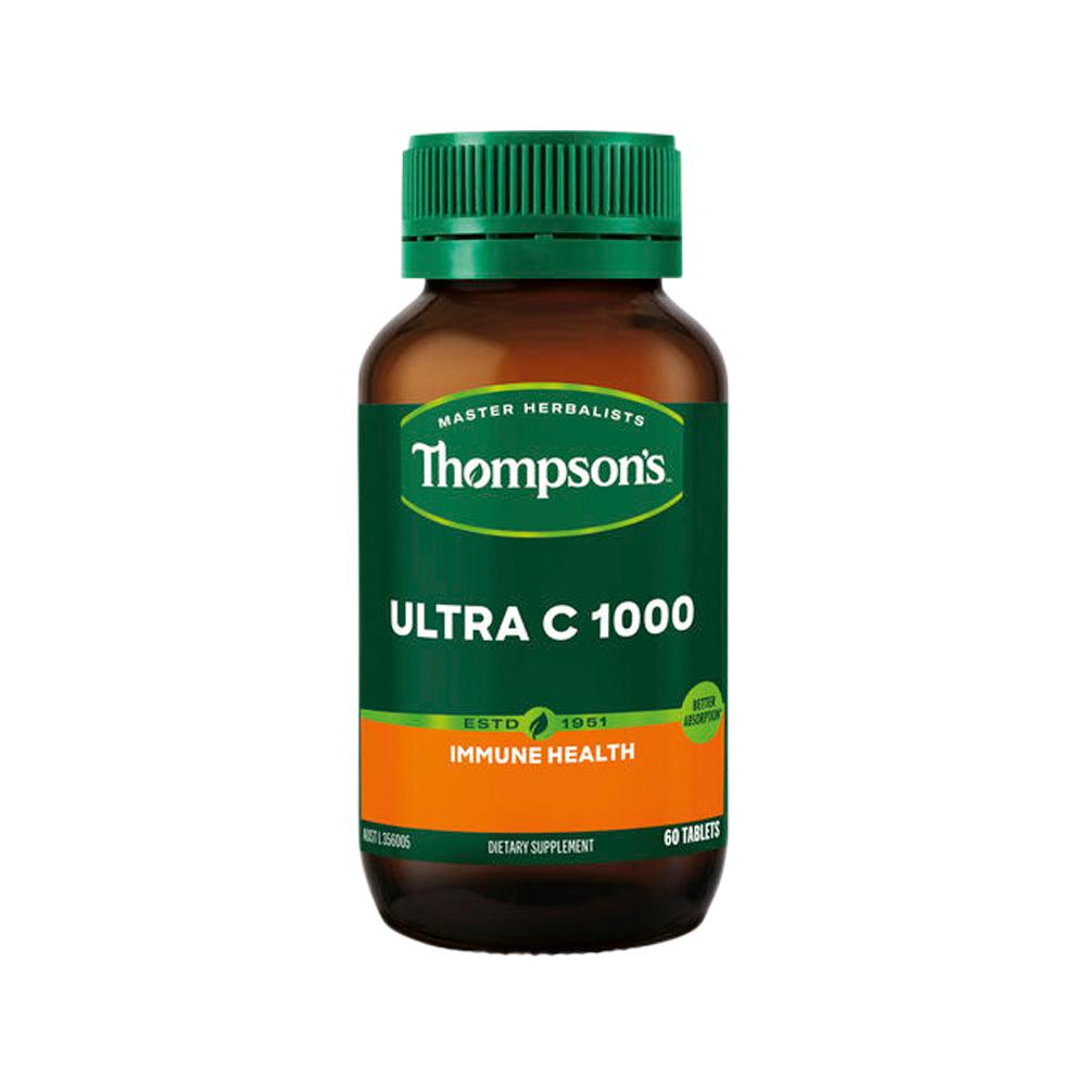 Thompson's Ultra C 1000 Sustained Release – 60 Tablets, front of pack