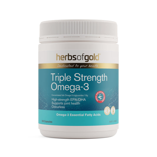 Herbs of Gold Triple Strength Omega-3 – 150 Capsules