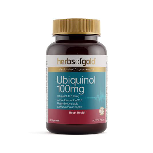 Herbs of Gold Ubiquinol 100mg – 30 Capsules