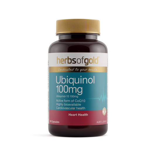 Herbs of Gold Ubiquinol 100mg – 60 Capsules