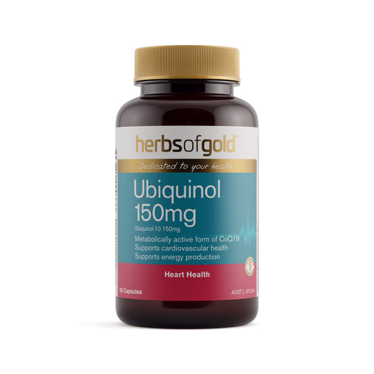 Herbs of Gold Ubiquinol 150mg – 60 Capsules
