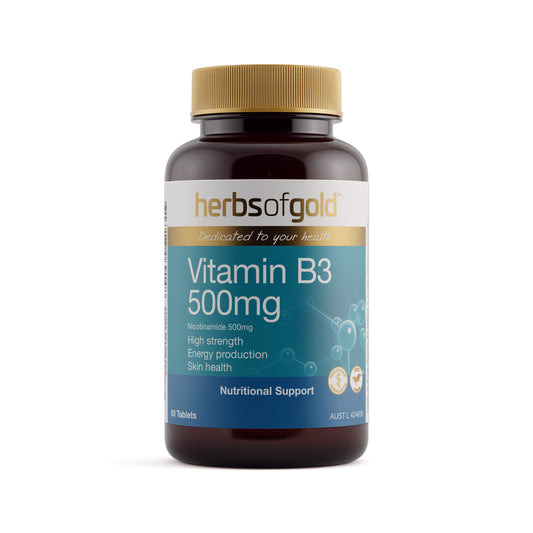 Herbs of Gold Vitamin B3 500mg – 60 Tablets