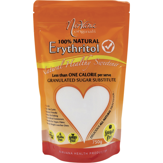 Nirvana Originals Erythritol 100% Natural – 750g, front of pack