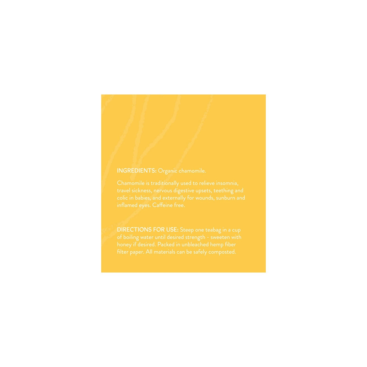 Chamomile Tea by Koala Tea – 20 Tea Bags