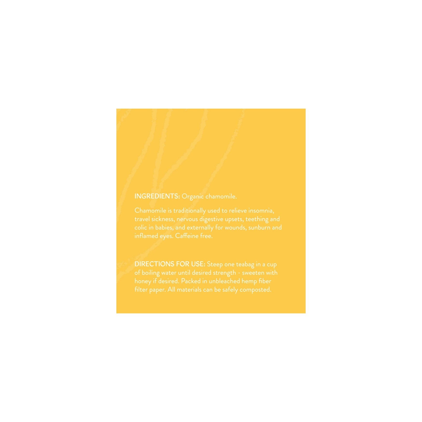 Chamomile Tea by Koala Tea – 20 Tea Bags
