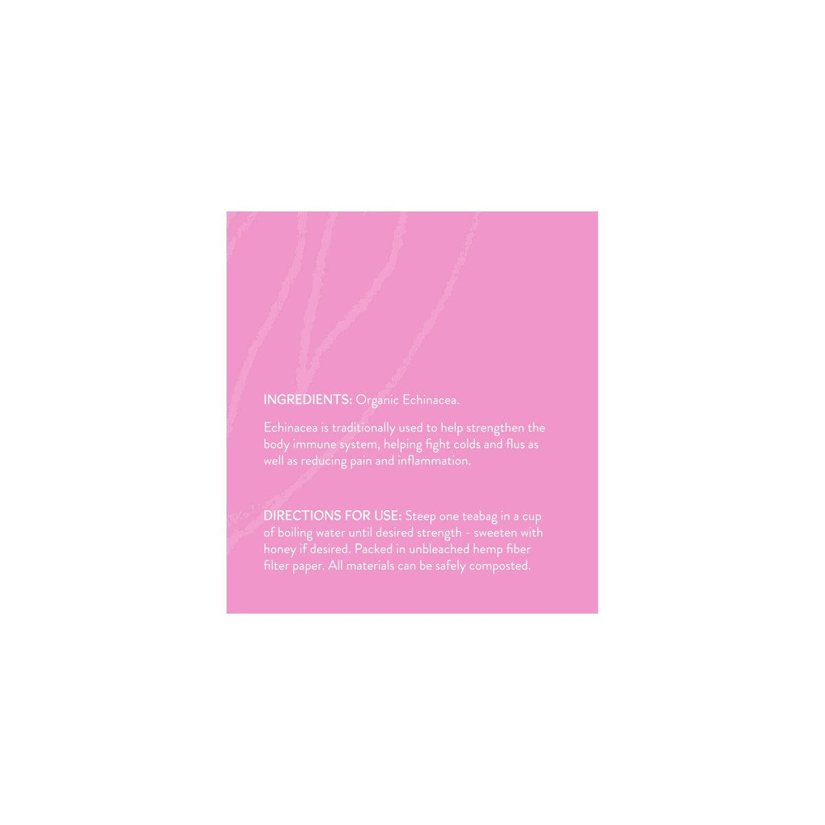 Echinacea Tea by Koala Tea – 20 Tea Bags