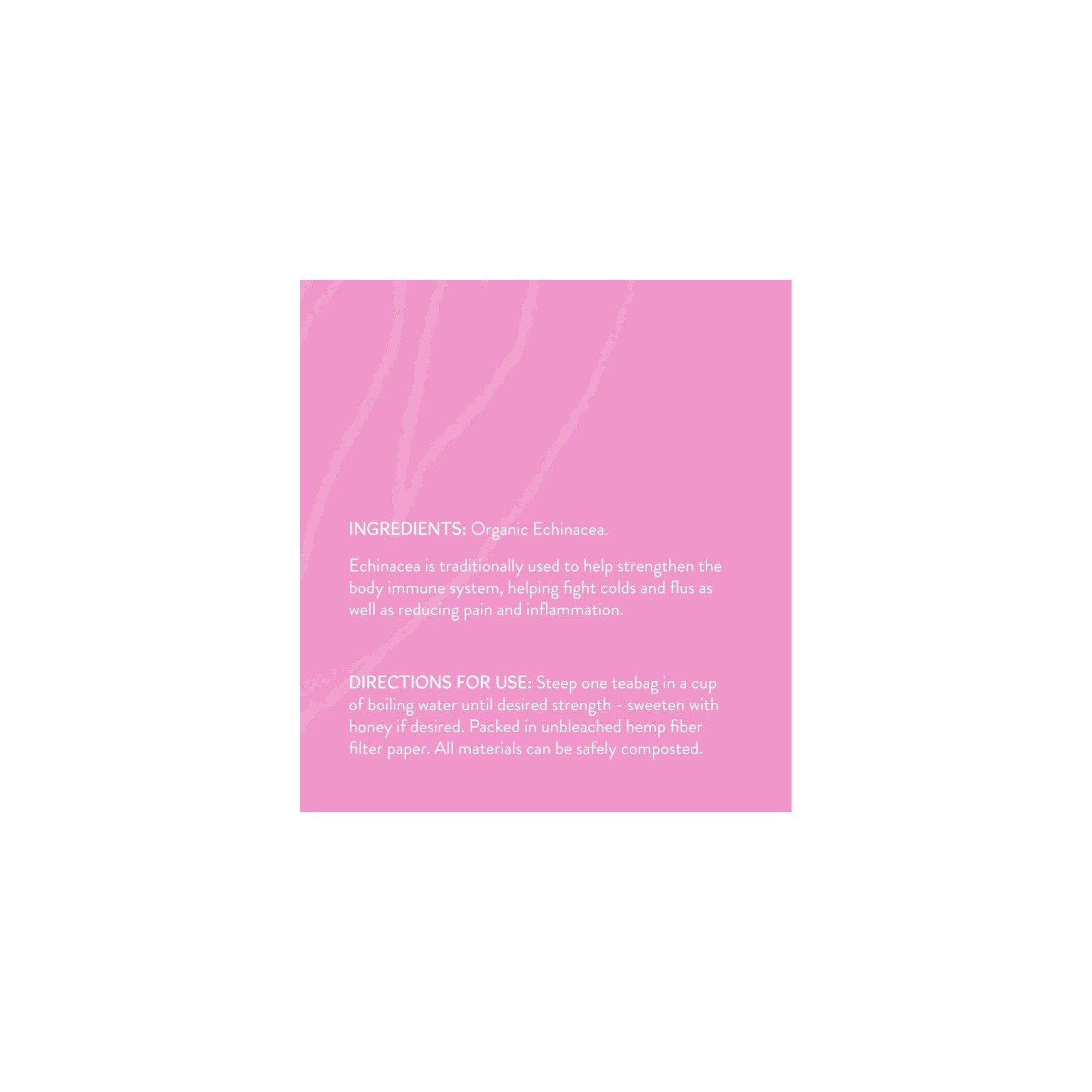 Echinacea Tea by Koala Tea – 20 Tea Bags