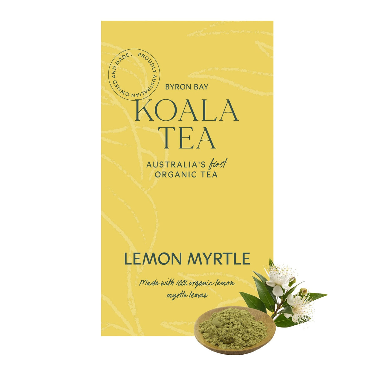 Lemon Myrtle Tea by Koala Tea – 20 Tea Bags
