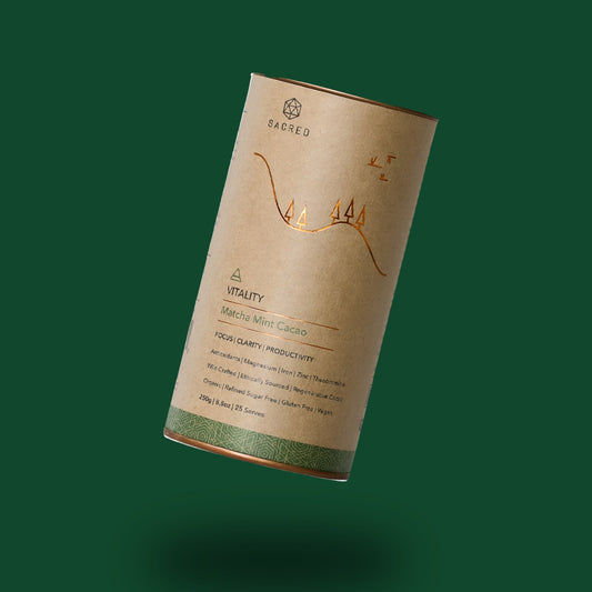 Sacred Taste Vitality Matcha Mint Cacao Blend 250g