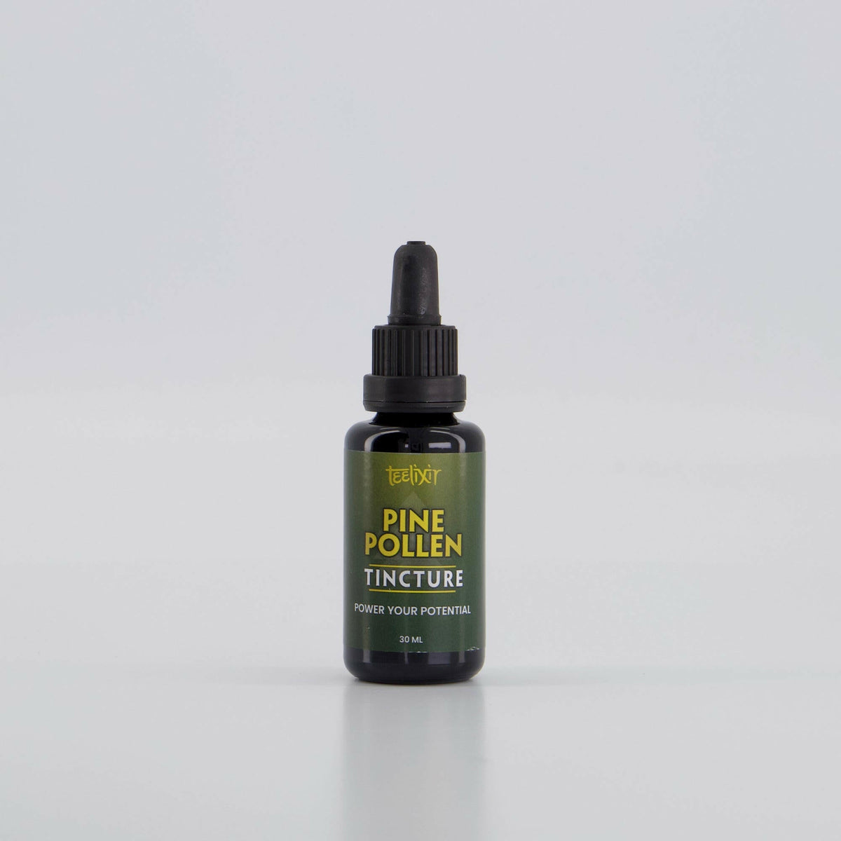 Pine pollen extract dropper bottle