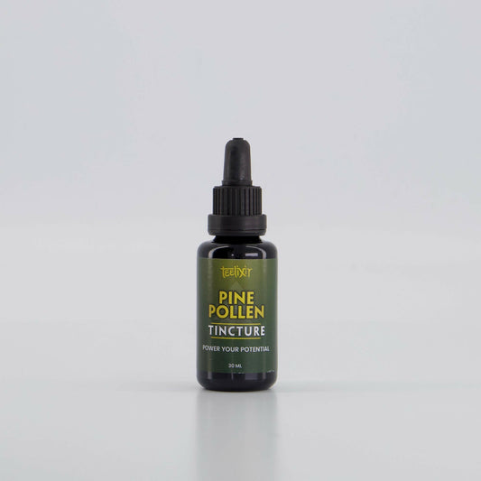 Pine pollen extract dropper bottle