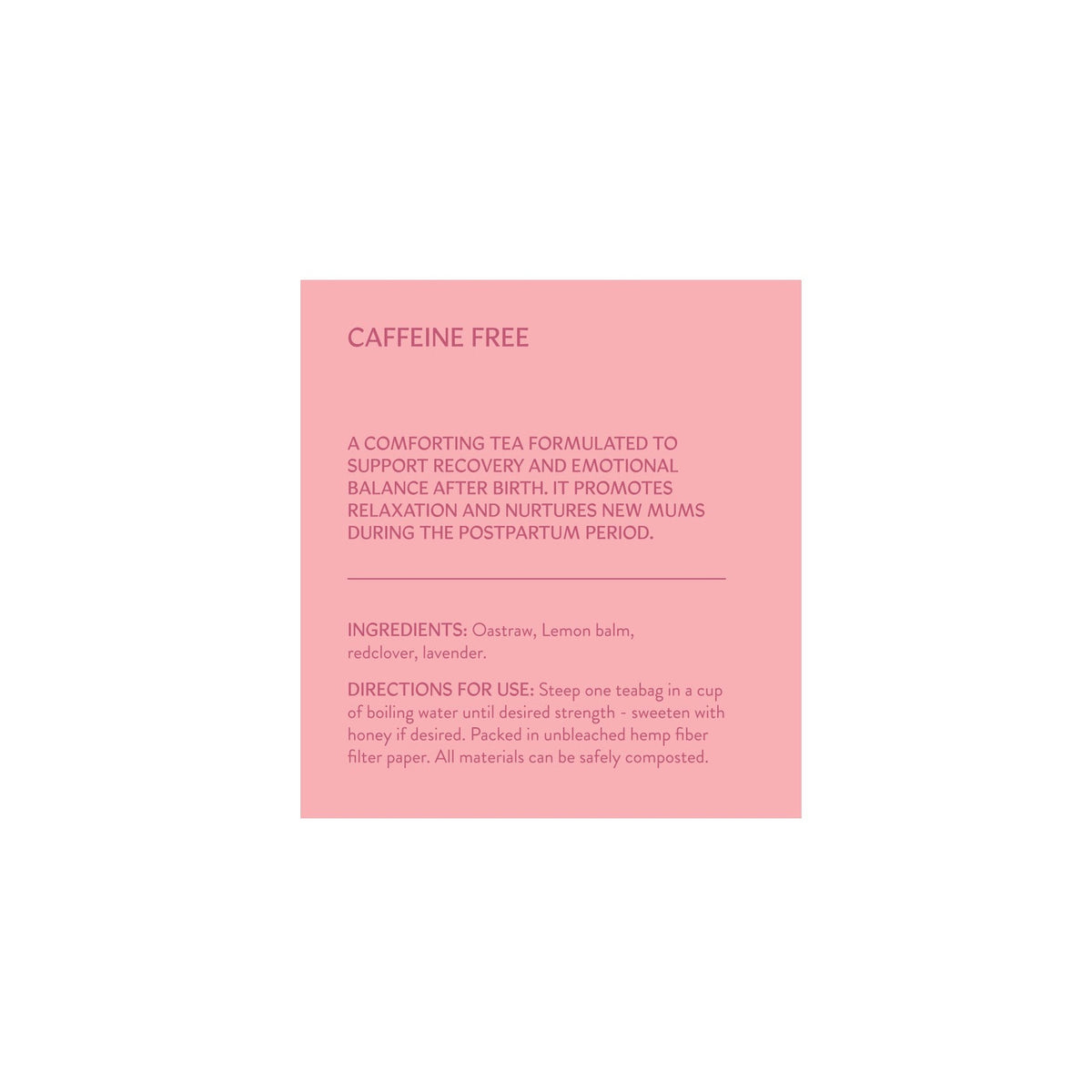 Postpartum Tea by Koala Tea – 20 Tea Bags