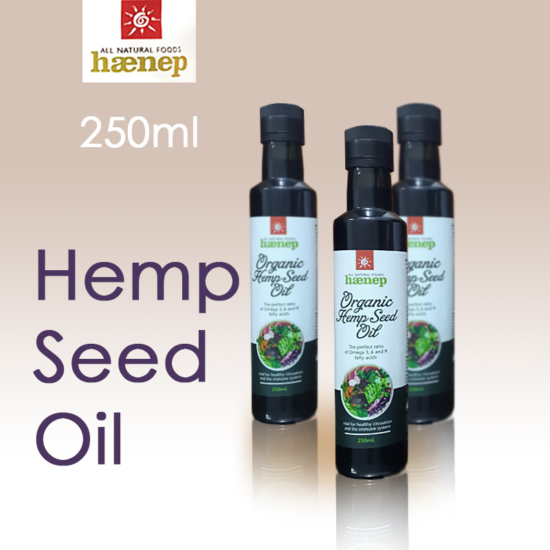All Natural Foods Organic Hemp Seed Oil 250ml Mega Health