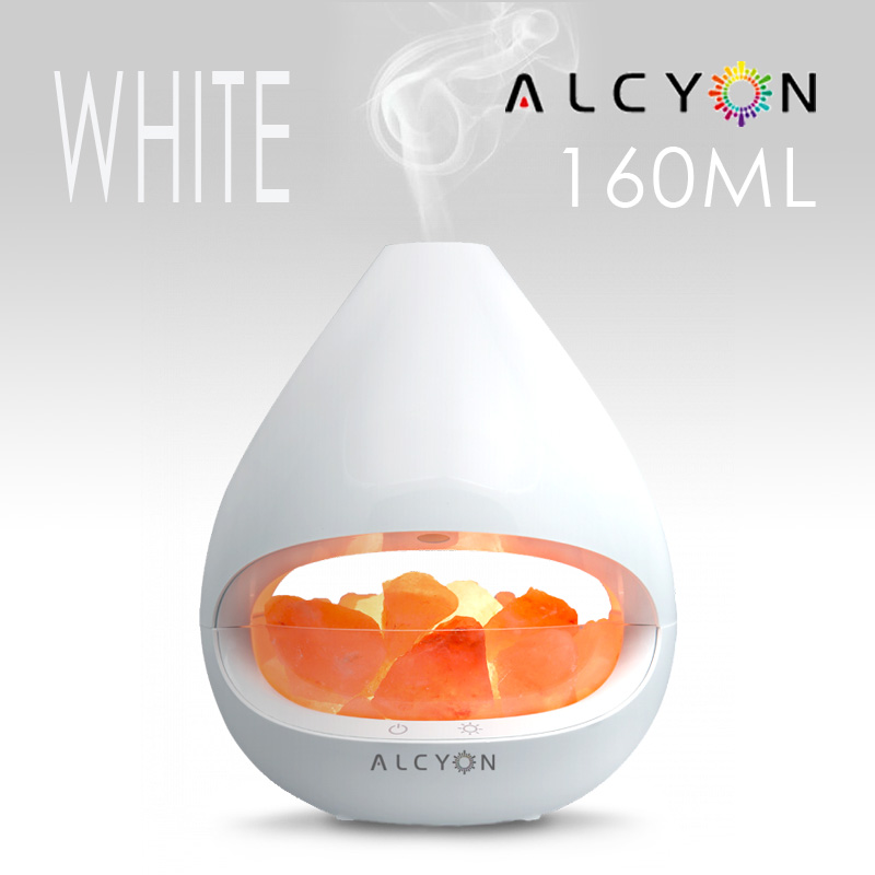 ALCYON KIYOSHI ULTRASONIC SALT LAMP DIFFUSER [160ml 6+hrs] Mega Health