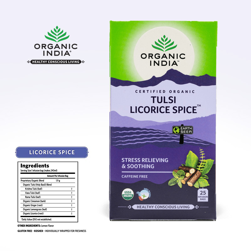 Tulsi Licorice Spice Tea Mega Health