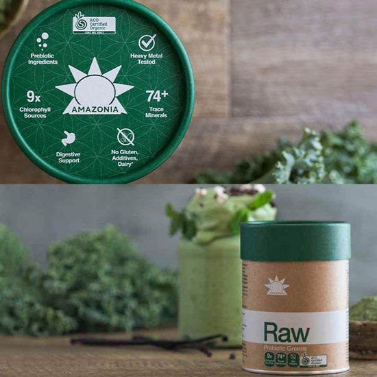 Amazonia Raw Prebiotic Greens Mega Health