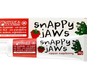 Nature's Goodness Snappy Jaws Toothpaste Raspberry 75gm